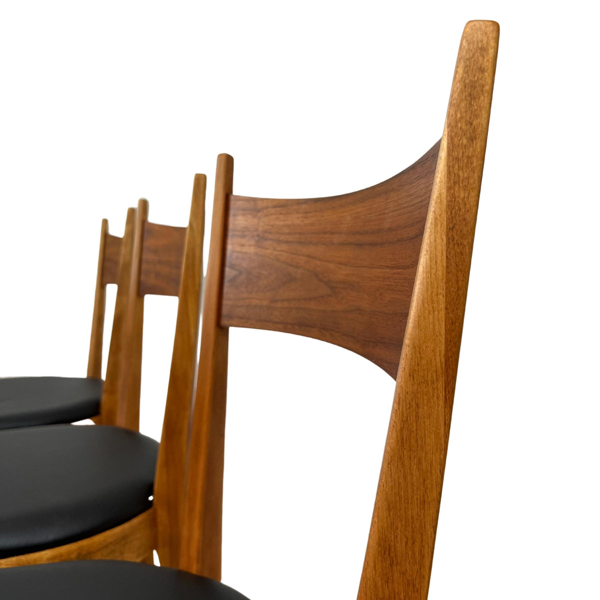 Walnut Dining Chairs by Kaufman