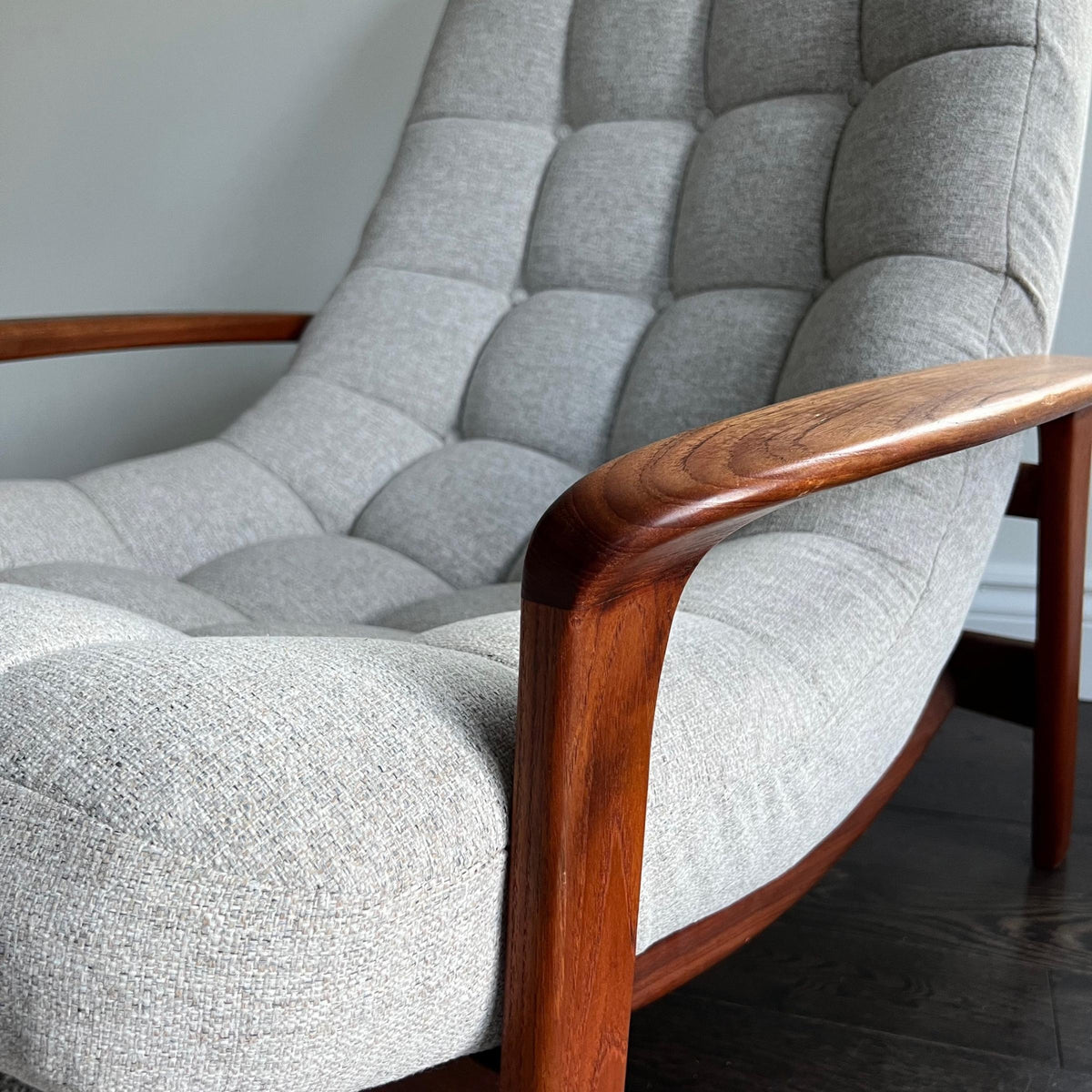 R. Huber Scoop Chair and Ottoman