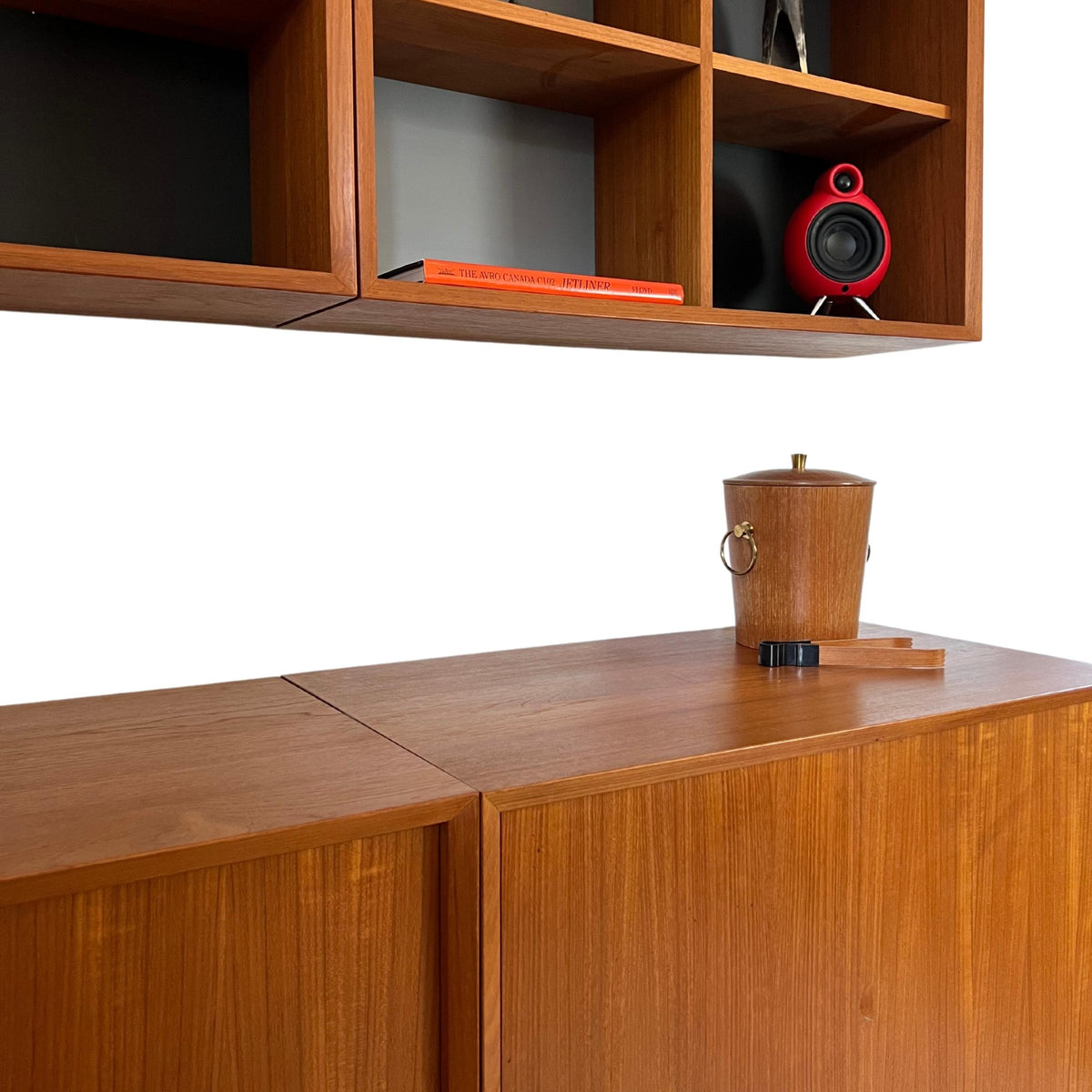 Teak &#39;Cado&#39; Wall System by Poul Cadovius