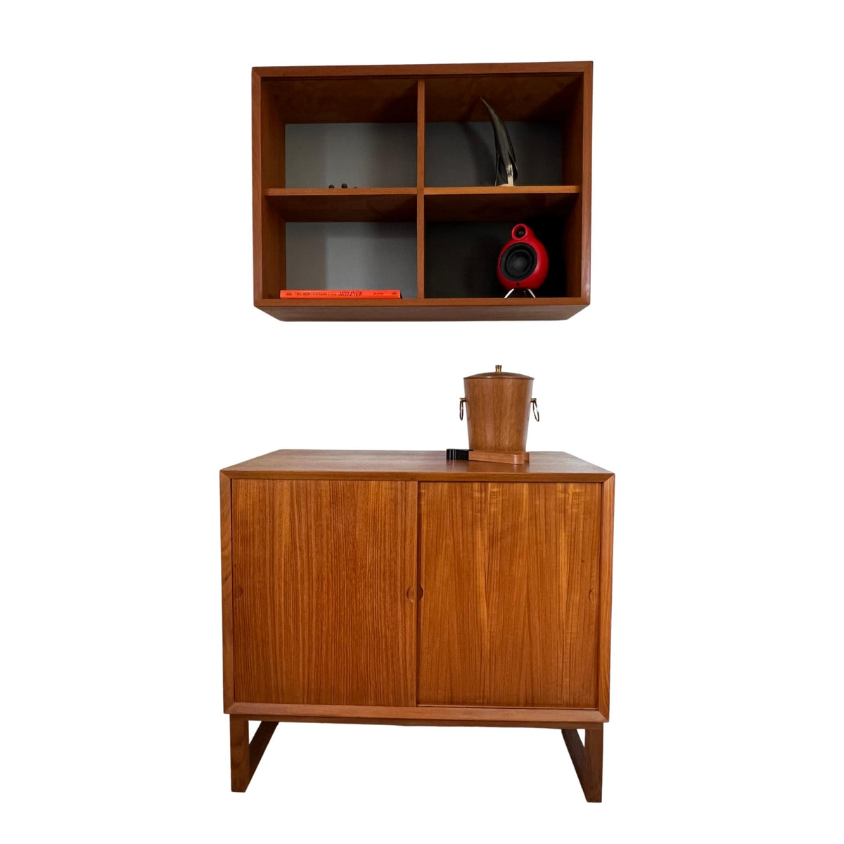 Teak &#39;Cado&#39; Wall System by Poul Cadovius