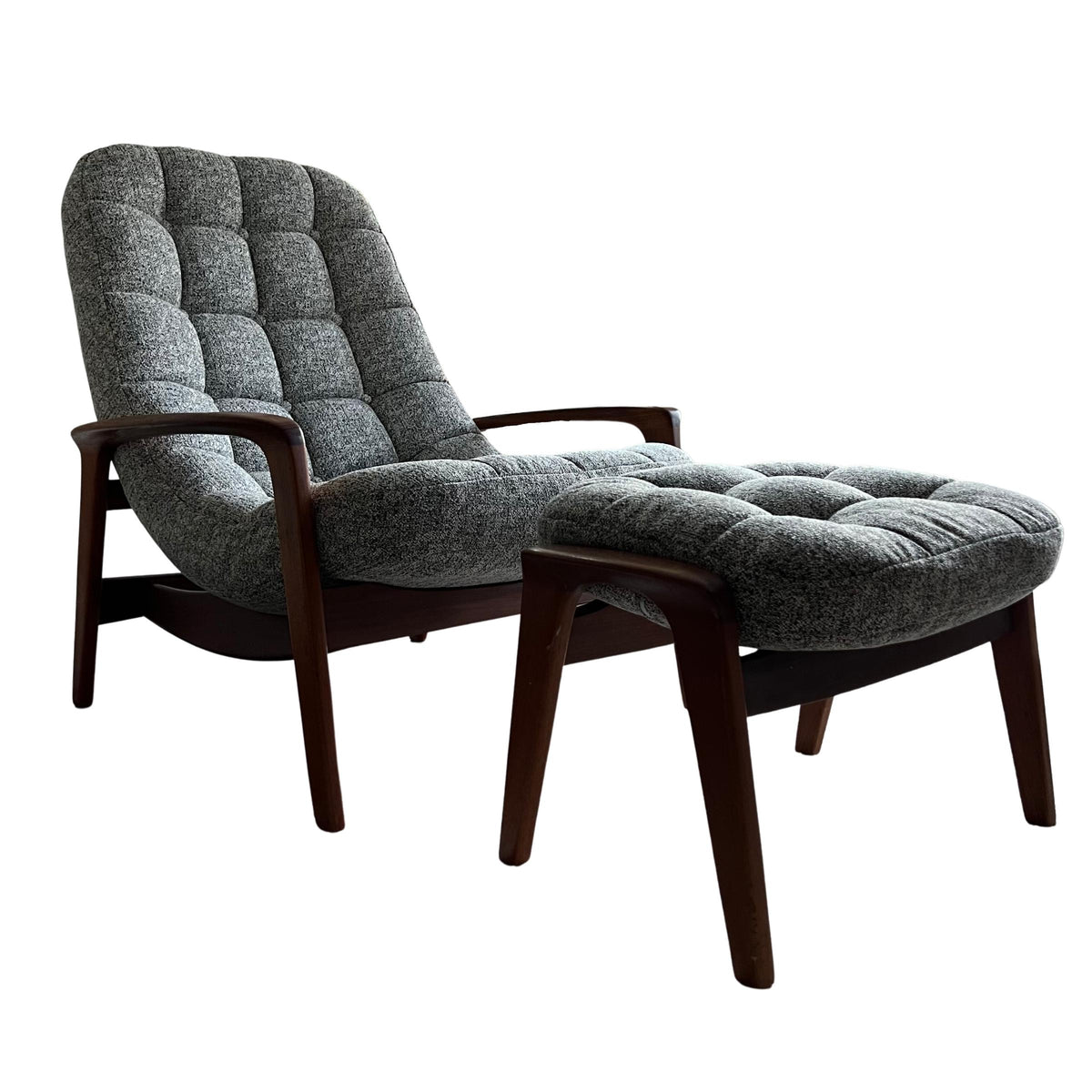 R. Huber Scoop Chair and Ottoman
