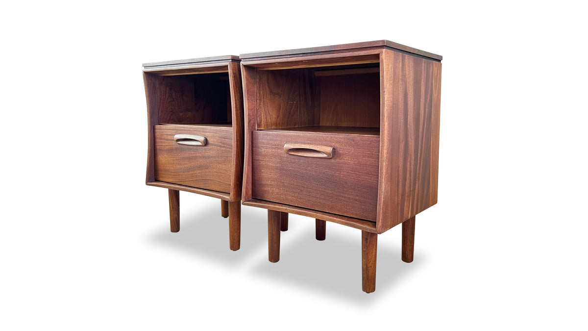 Solid Teak Nightstands by Imperial