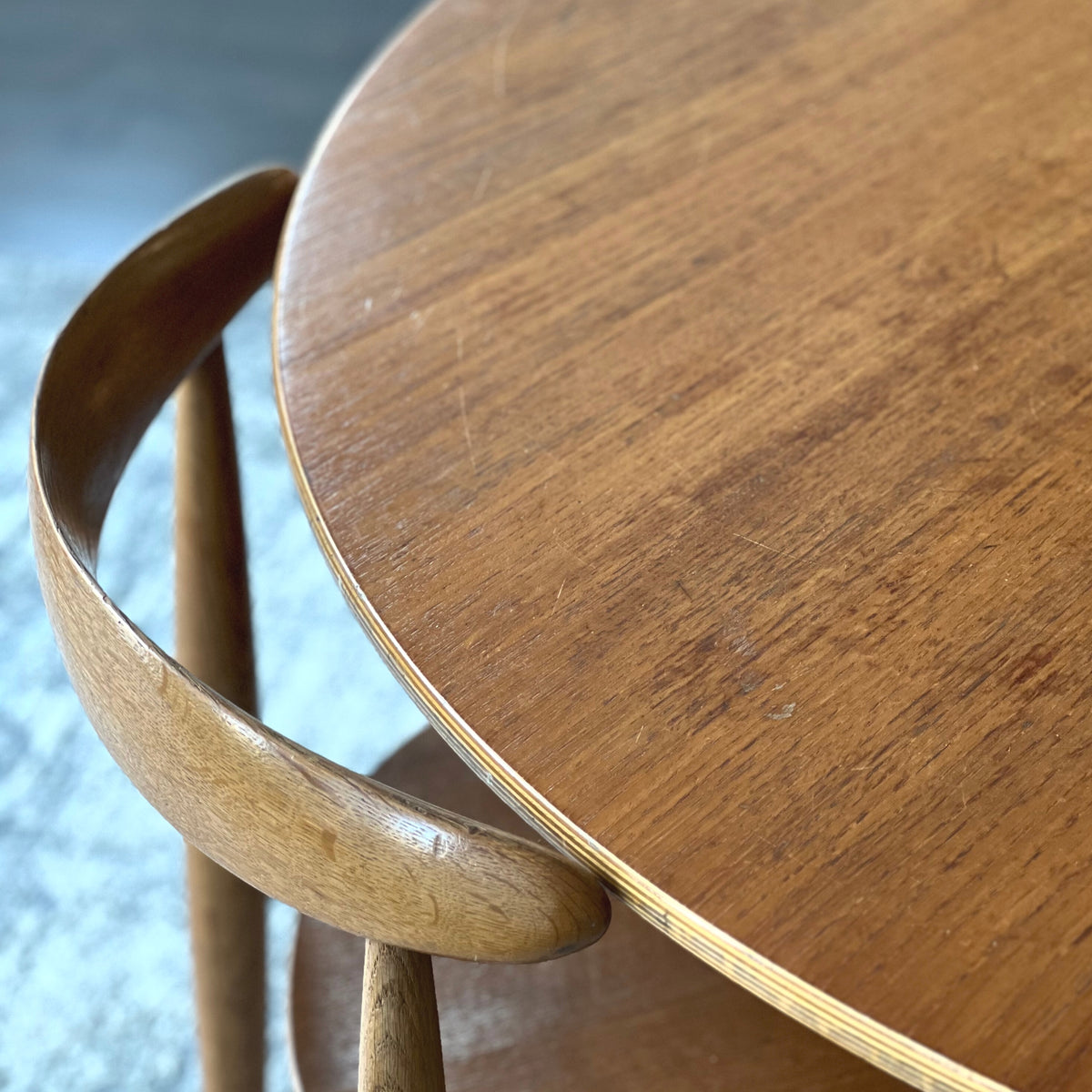 Hans Wegner &#39;Heart&#39; Chair and Table Set