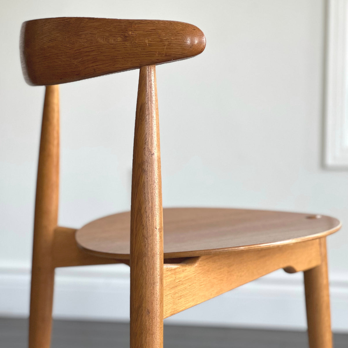Hans Wegner Heart Chair and Table Set Decade Five Furniture Co