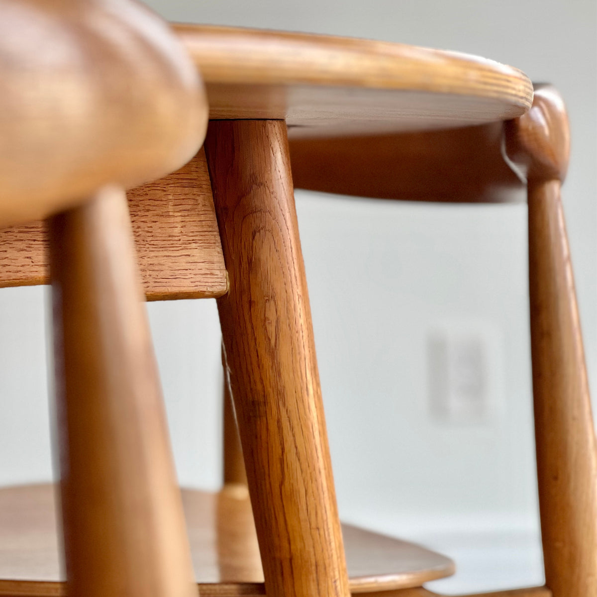 Hans Wegner &#39;Heart&#39; Chair and Table Set