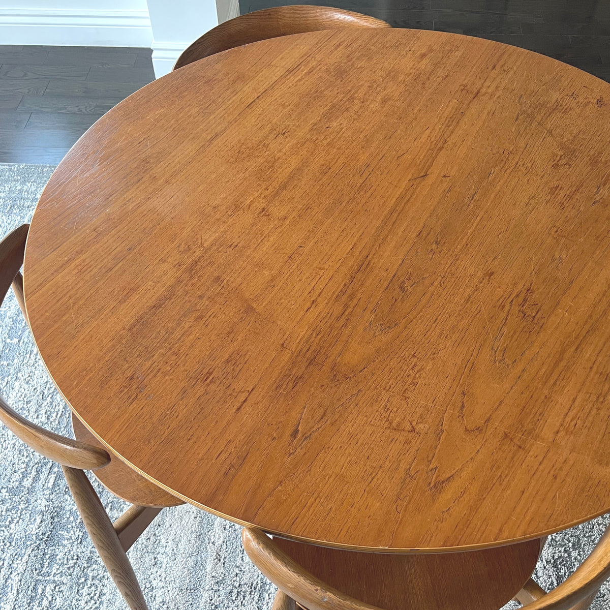 Hans Wegner &#39;Heart&#39; Chair and Table Set