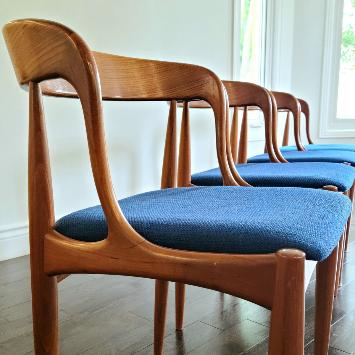 Teak Chairs by Johannes Andersen for Uldum, Denmark