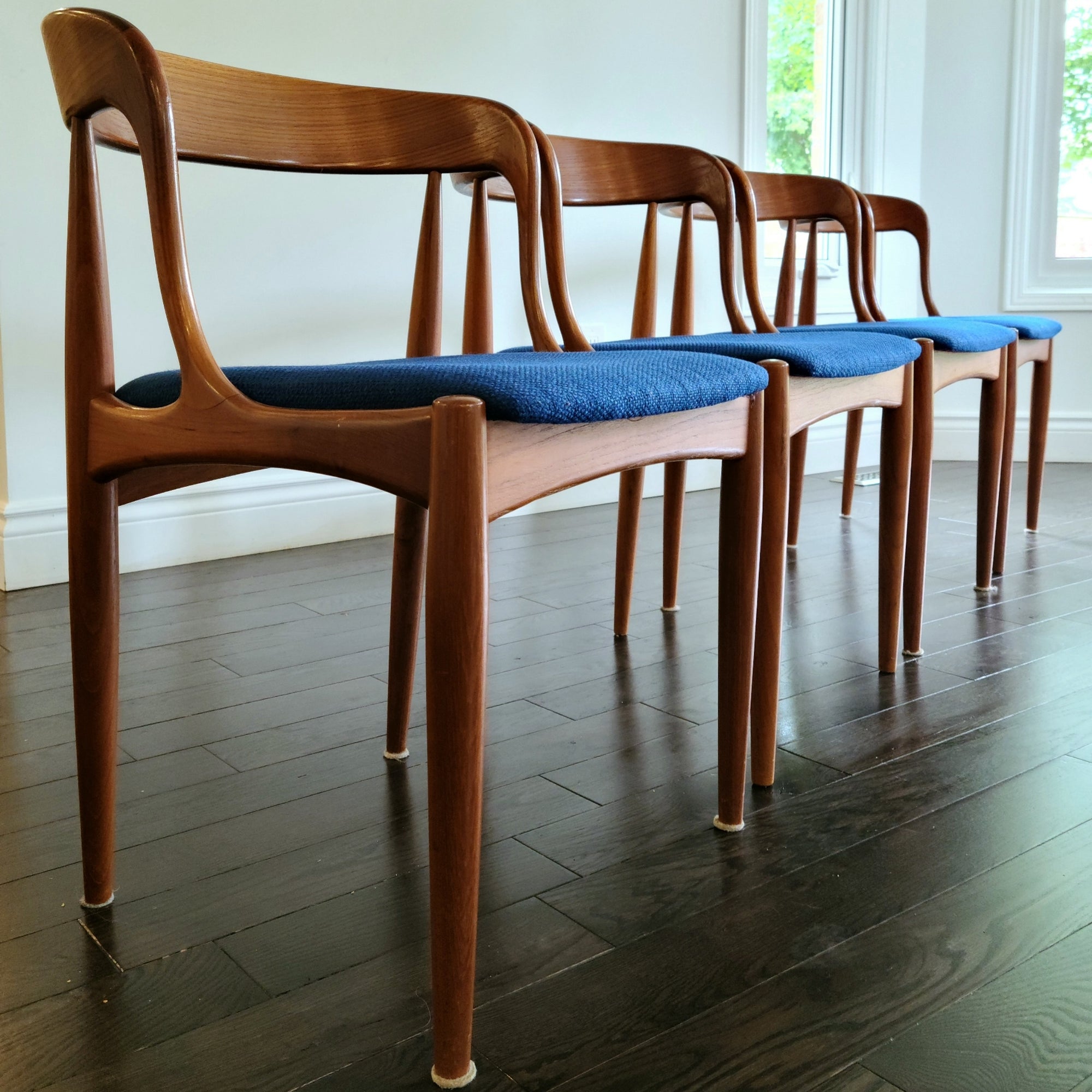 Teak Chairs by Johannes Andersen for Uldum, Denmark