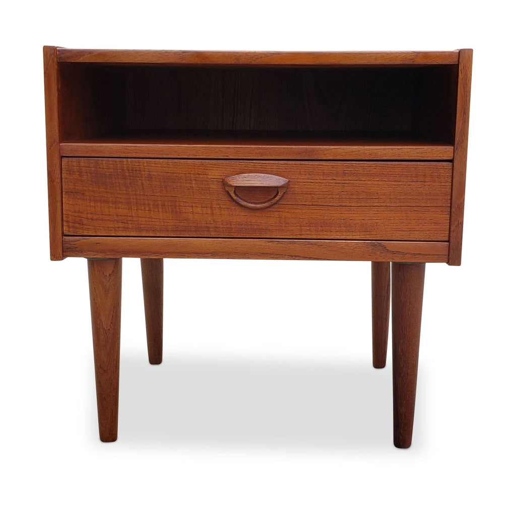 Danish Teak Bedside Tables By Kai Kristiansen Nighststands