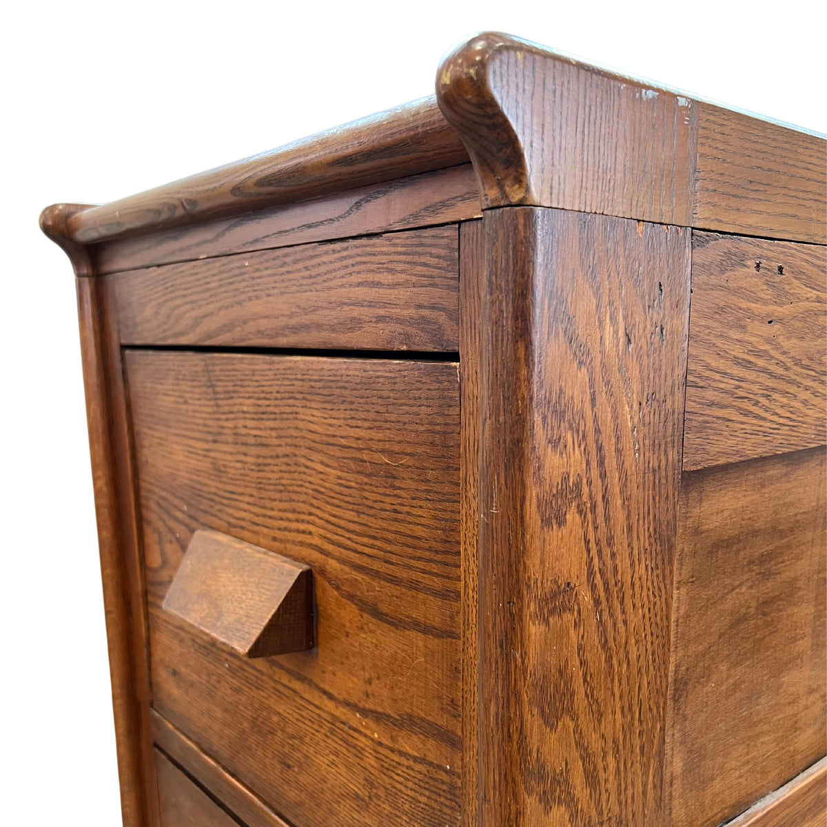 Vintage Oak Filing Cabinet