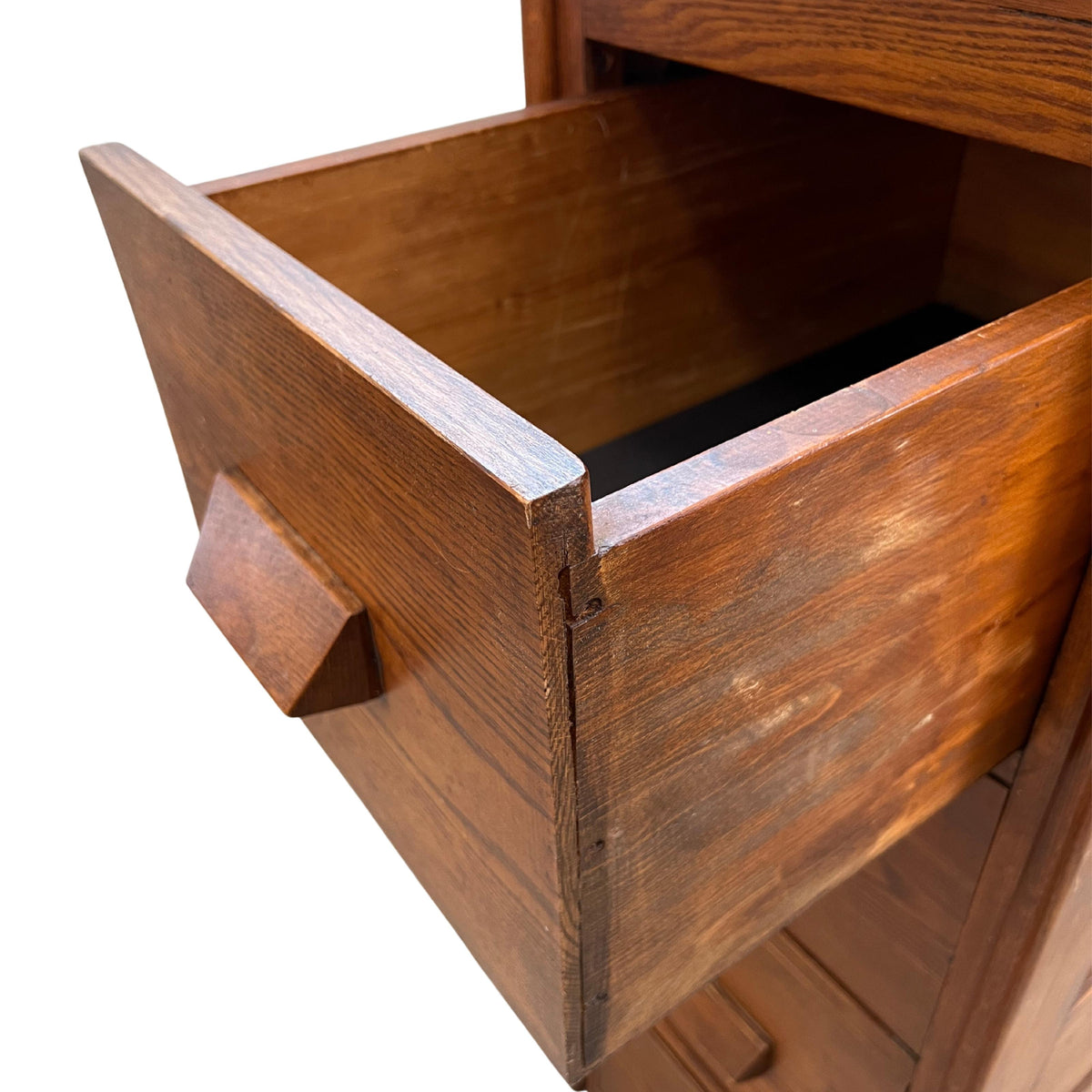 Vintage Oak Filing Cabinet