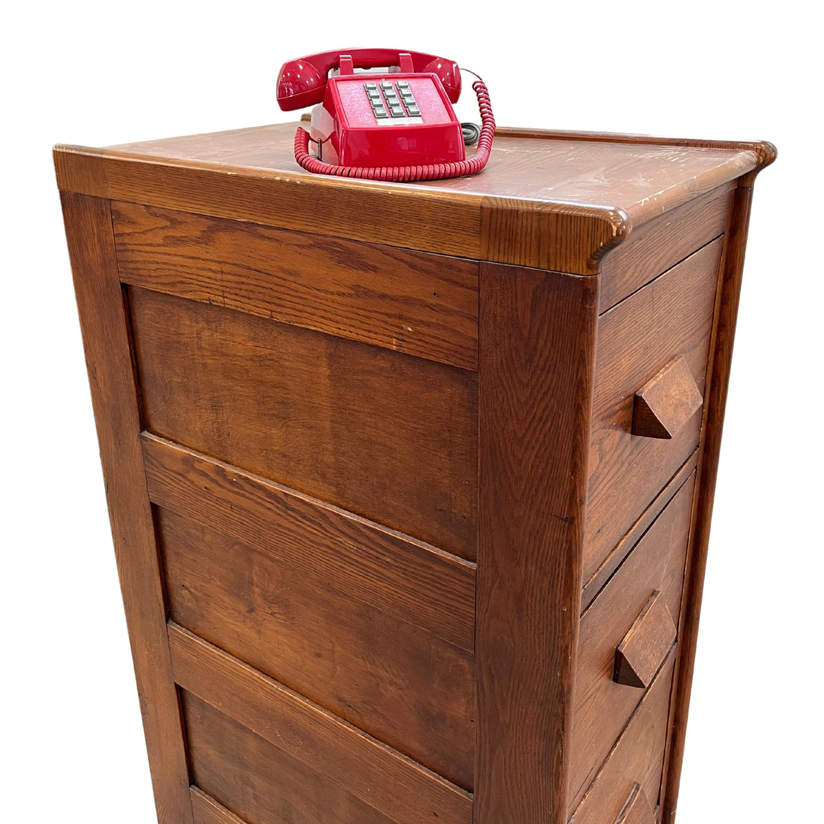 Vintage Oak Filing Cabinet
