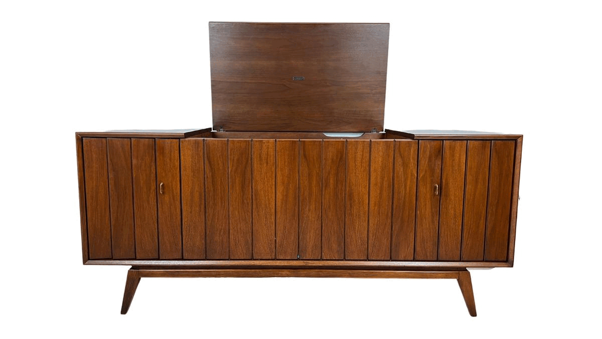 Walnut Stereo Cabinet by Zenith