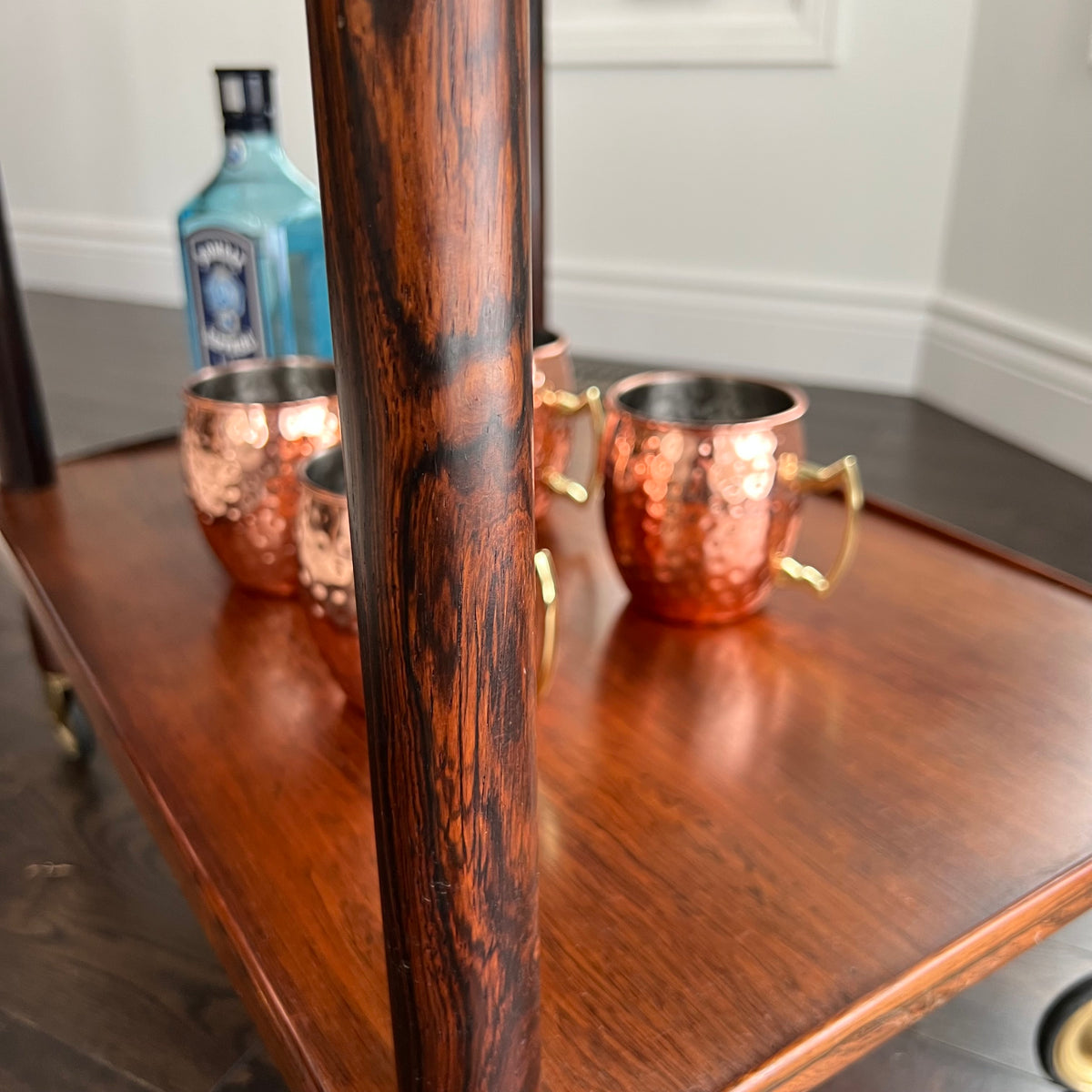 Rosewood Bar Cart/Serving Trolly by CFC Silkeborg