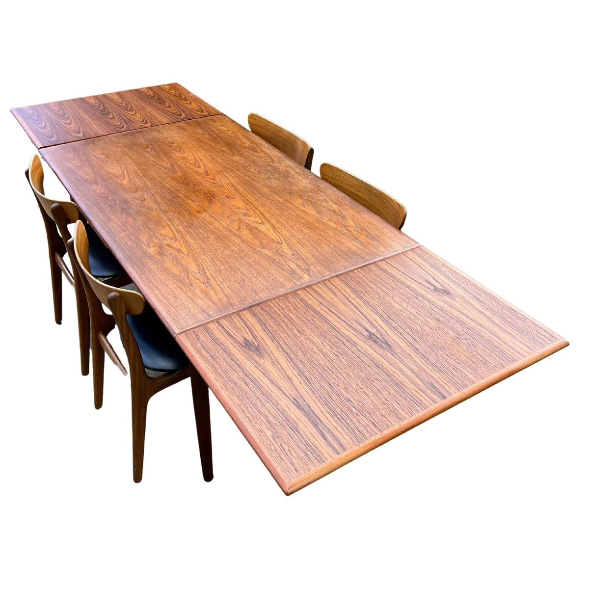Teak Draw Leaf Dining Table