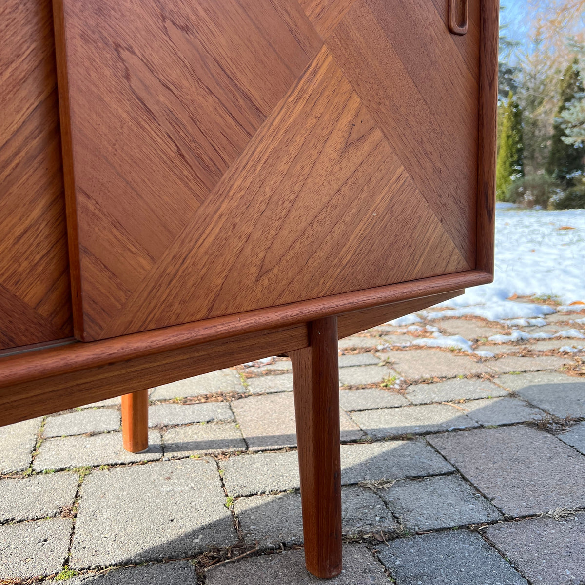 Teak Four Door Sideboard