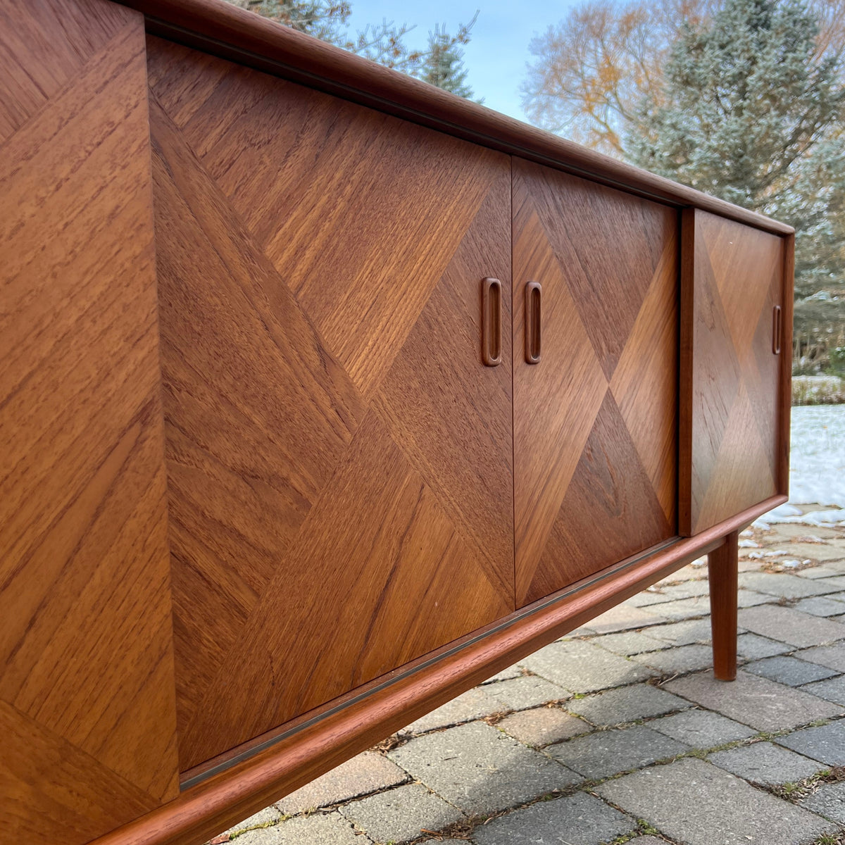Teak Four Door Sideboard