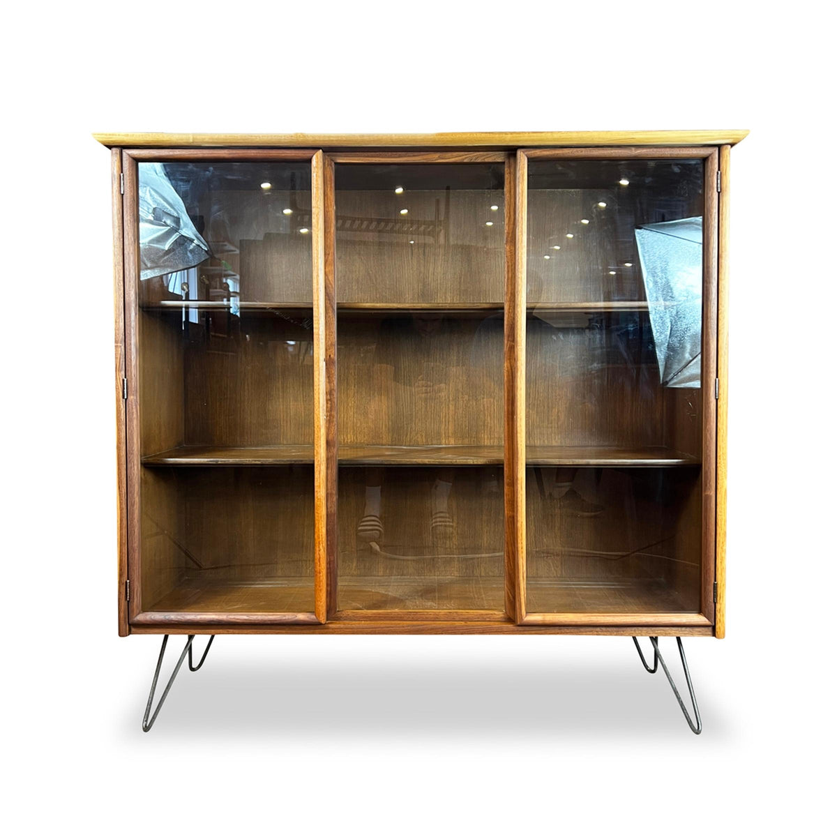 Walnut Bookcase by Gibbard