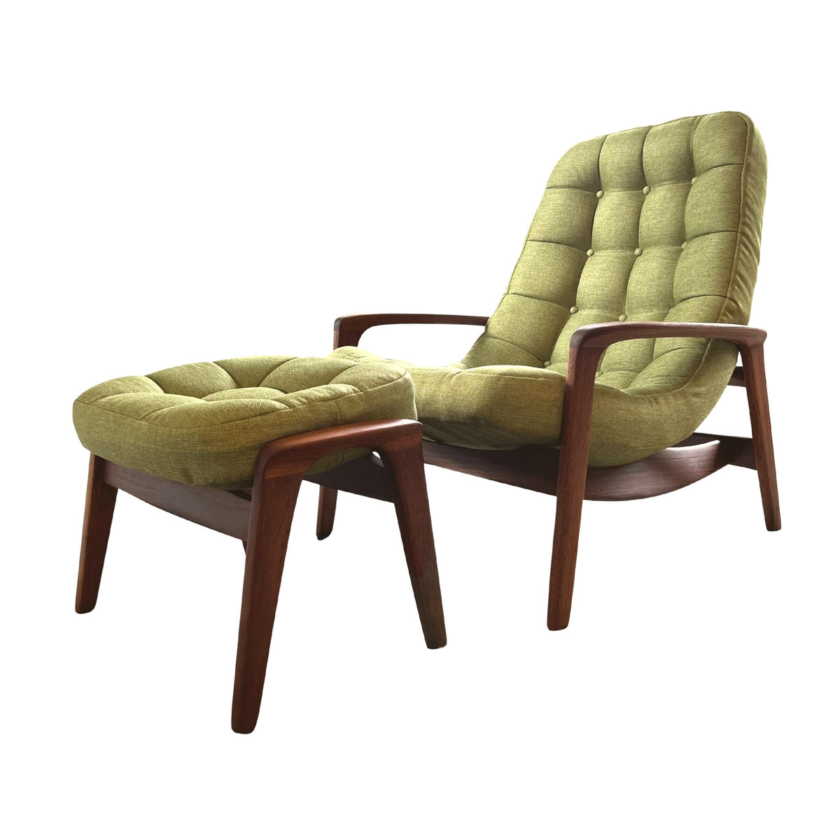 R. Huber Scoop Chair and Ottoman