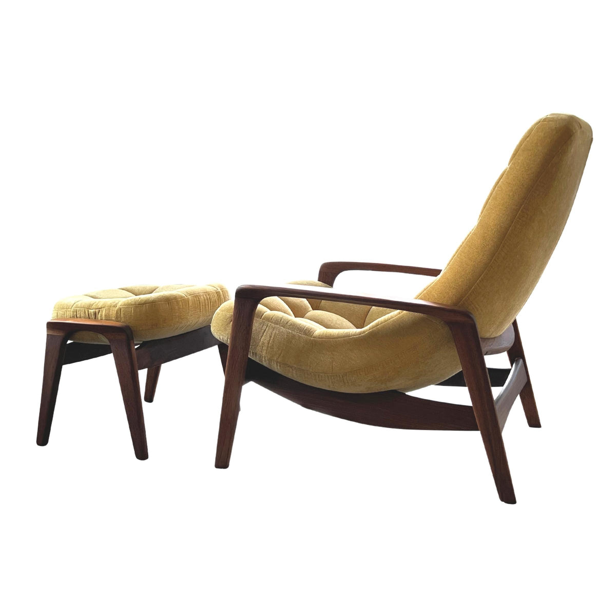 R. Huber Scoop Chair and Ottoman