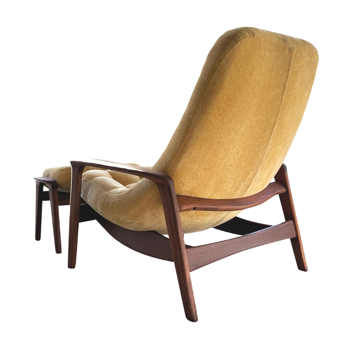 R. Huber Scoop Chair and Ottoman