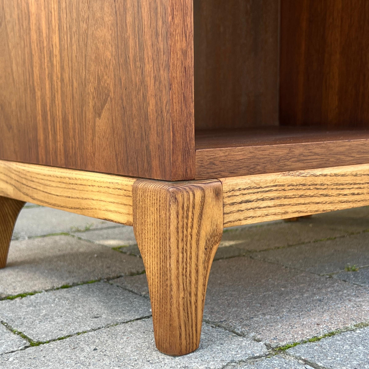 Pair of Walnut Nighstands by KF