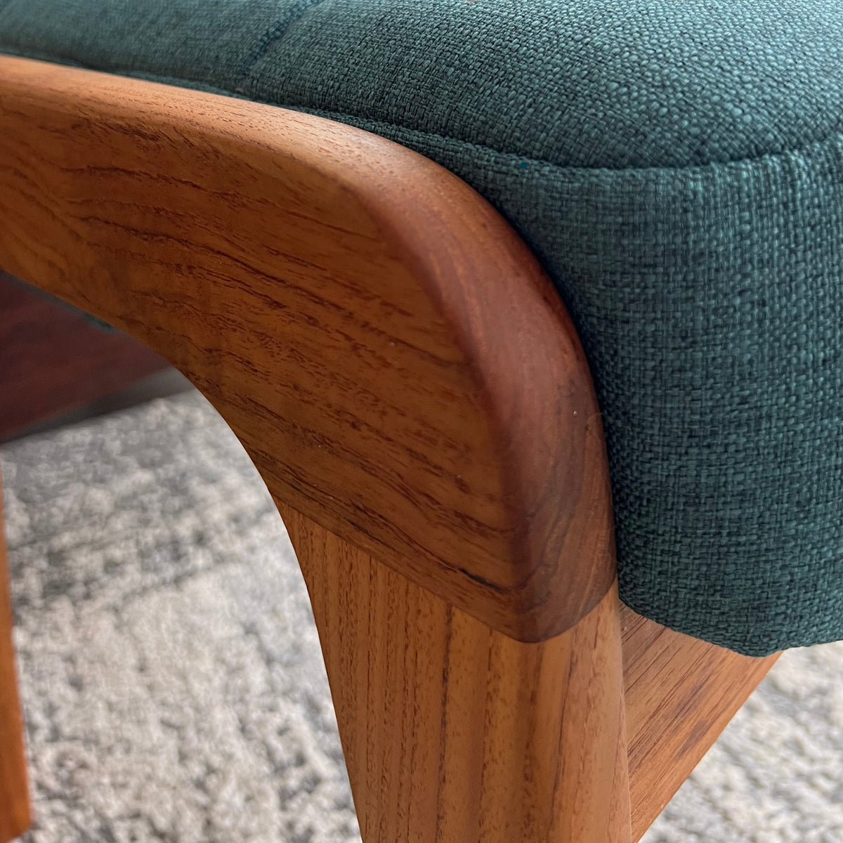 R. Huber Scoop Chair and Ottoman