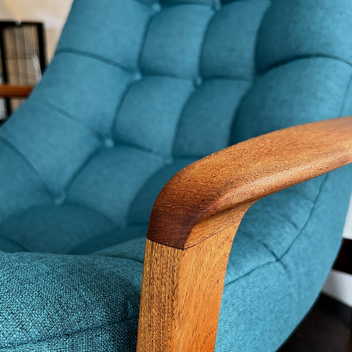 R. Huber Scoop Chair and Ottoman